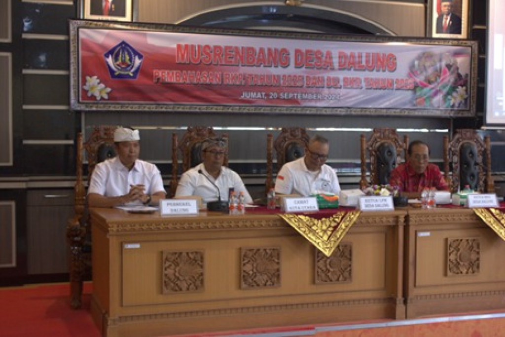 Kegiatan Musyawarah Rencana Pembangunan Desa Dalung Tahun 2024